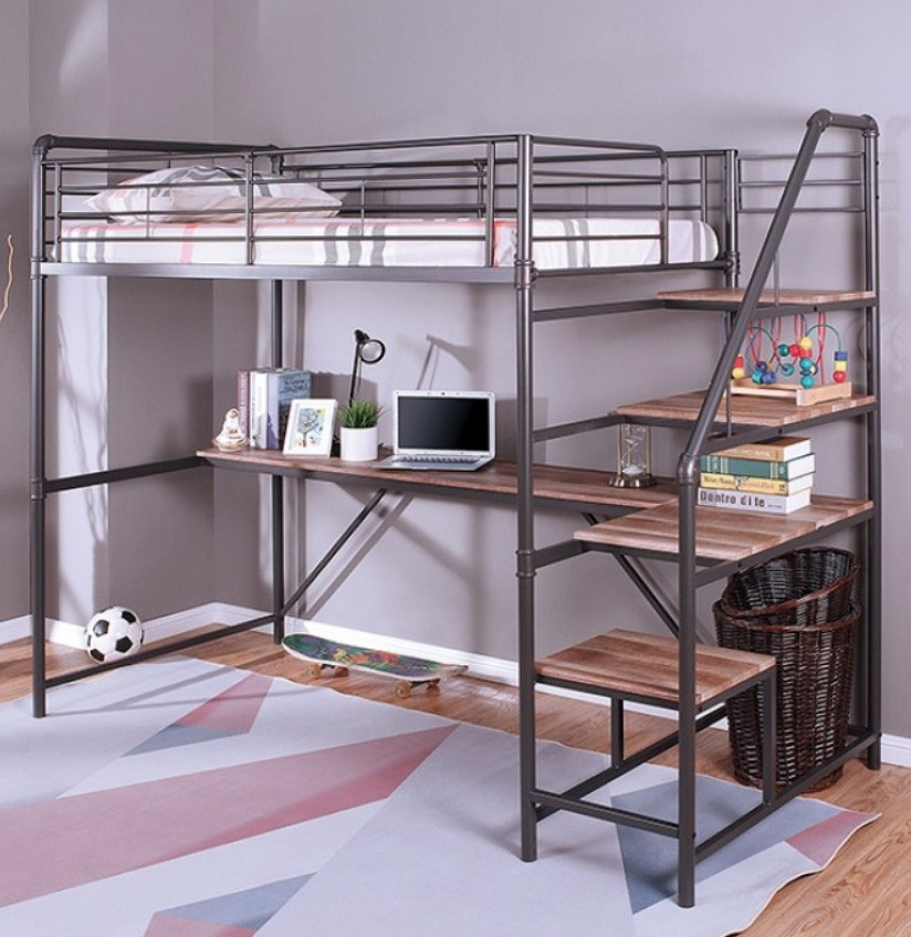 Loft Bed with Stairs