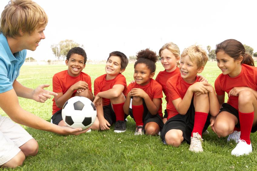 Summer Day - Kids Playing Soccer