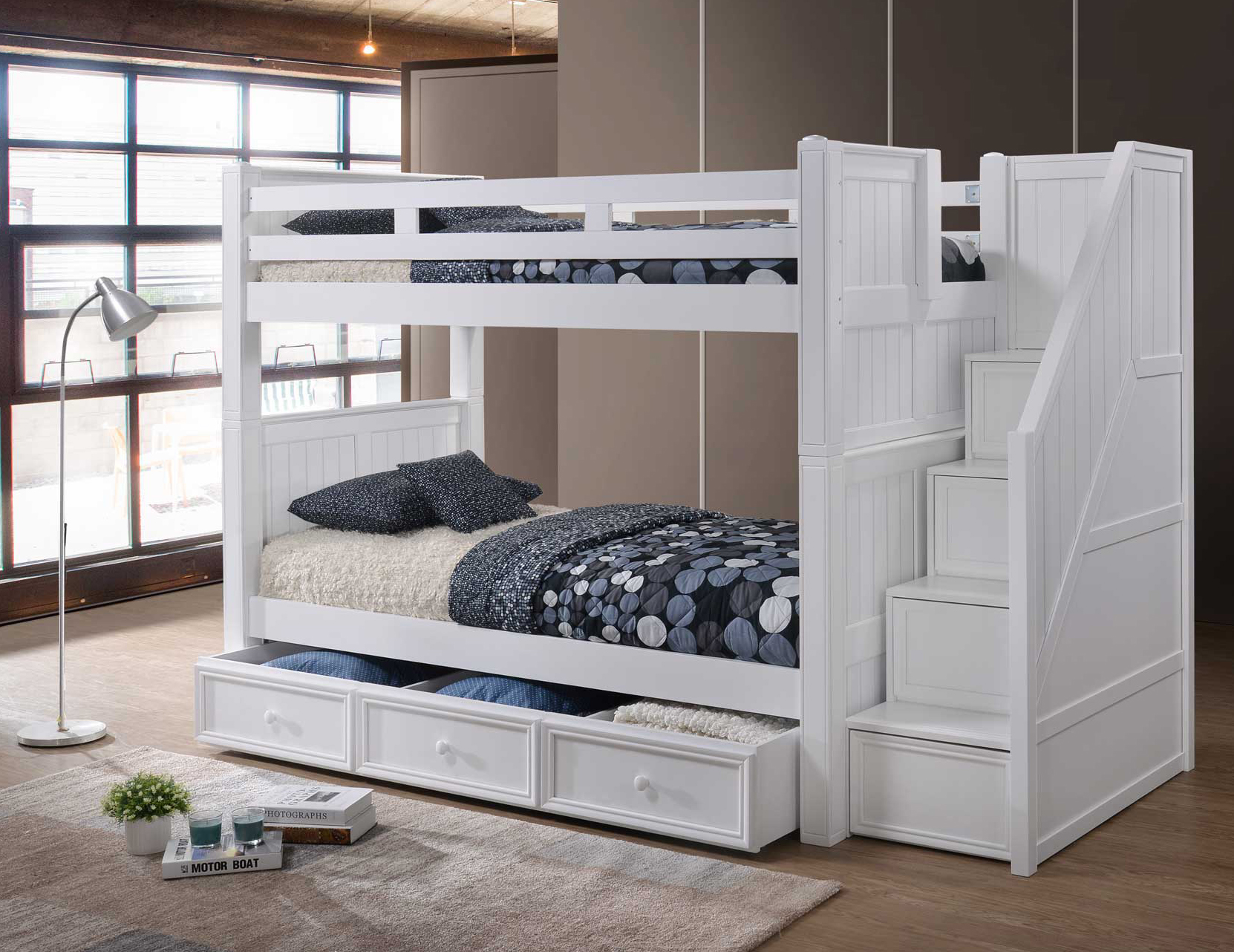 Bunk Bed with Built in Storage