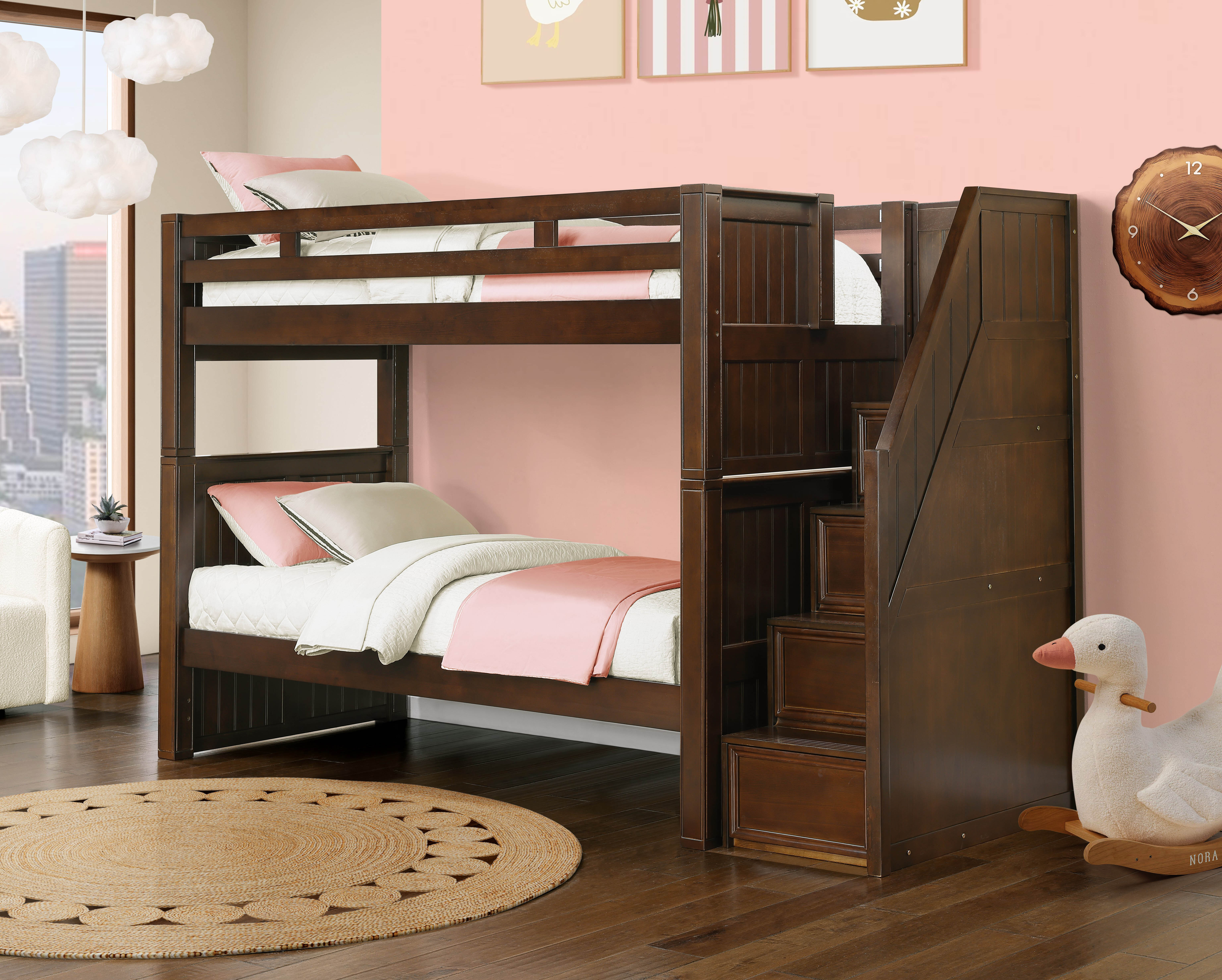 Bunk Bed with Stairs