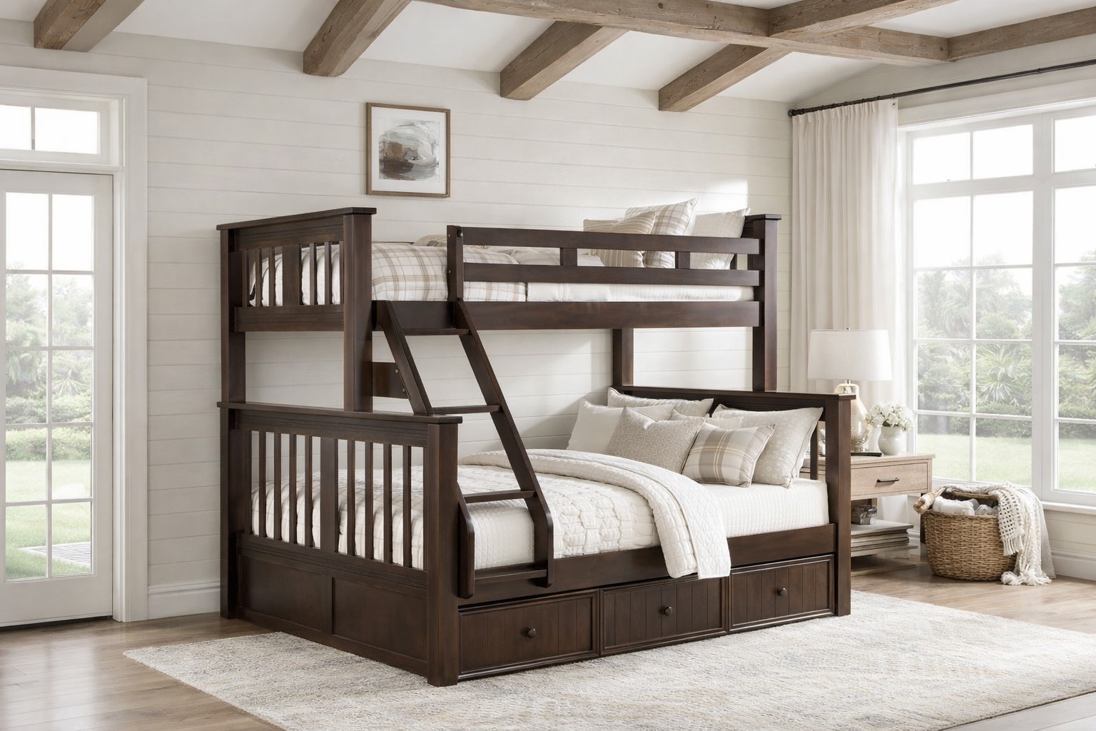 Gary twin xl over queen bunk bed